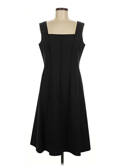 Pre-owned Lafayette 148 Casual Dress In Black