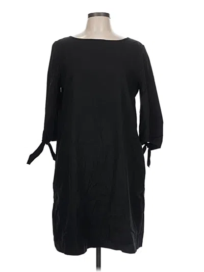 Pre-owned Lafayette 148 Casual Dress In Black