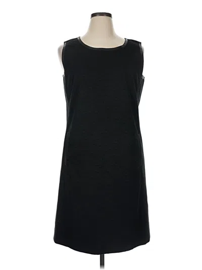 Pre-owned Lafayette 148 Casual Dress In Black