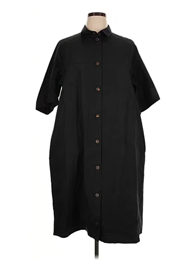 Pre-owned Lafayette 148 Casual Dress In Black