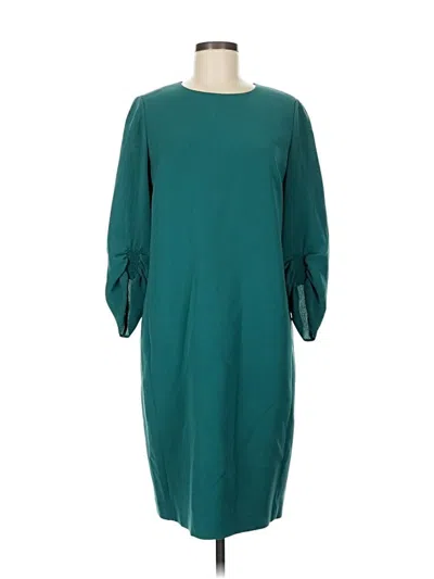 Pre-owned Lafayette 148 Casual Dress In Blue