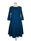 Lafayette 148 Casual Dress In Blue