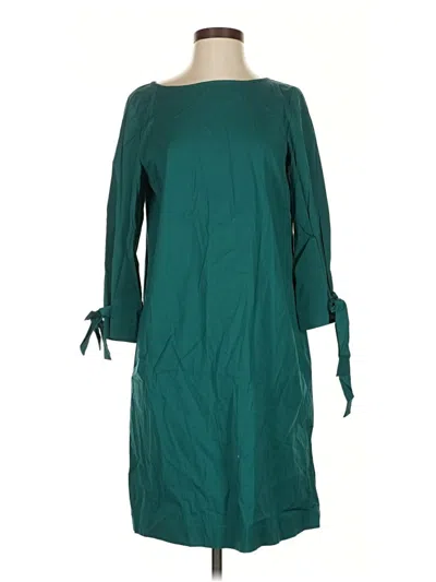Pre-owned Lafayette 148 Casual Dress In Blue