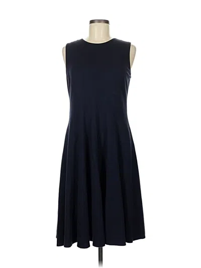 Pre-owned Lafayette 148 Casual Dress In Blue