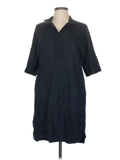 Pre-owned Lafayette 148 Casual Dress In Blue