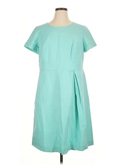 Pre-owned Lafayette 148 Casual Dress In Blue