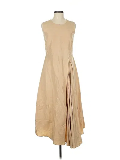 Pre-owned Lafayette 148 Casual Dress In Brown