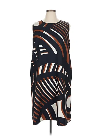 Pre-owned Lafayette 148 Casual Dress In Brown