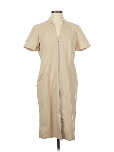 Pre-owned Lafayette 148 Casual Dress In Brown