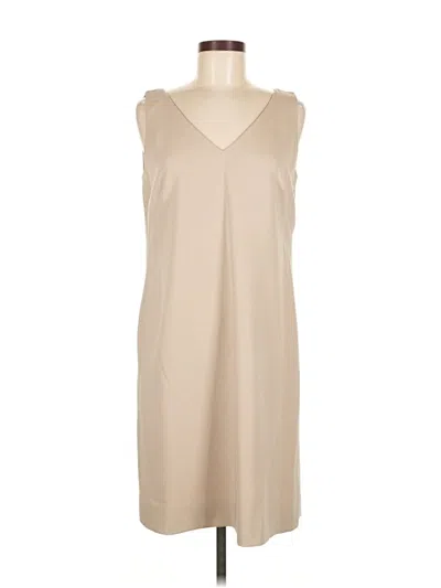 Pre-owned Lafayette 148 Casual Dress In Brown