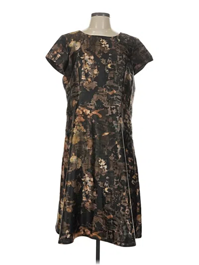 Pre-owned Lafayette 148 Casual Dress In Brown