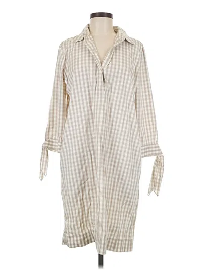 Pre-owned Lafayette 148 Casual Dress In Brown