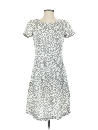 Pre-owned Lafayette 148 Casual Dress In Gray