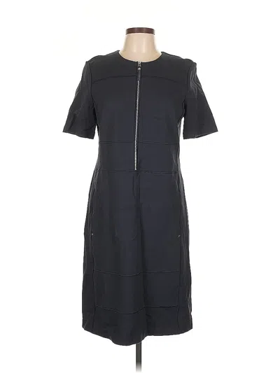 Pre-owned Lafayette 148 Casual Dress In Gray