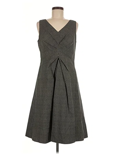 Pre-owned Lafayette 148 Casual Dress In Gray
