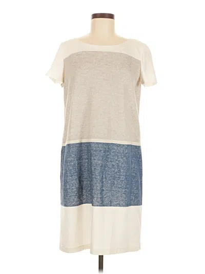 Pre-owned Lafayette 148 Casual Dress In Gray