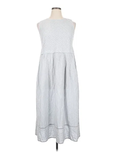 Pre-owned Lafayette 148 Casual Dress In Gray