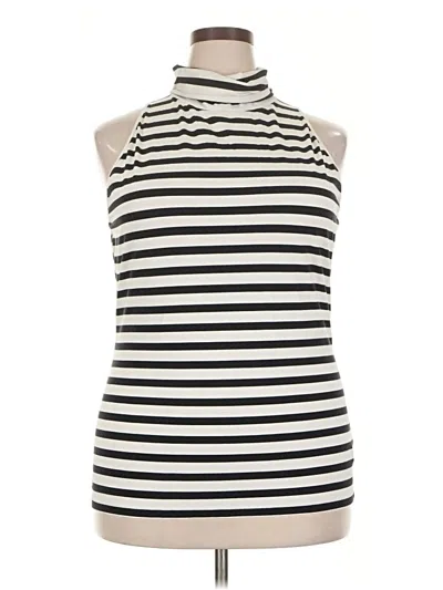 Pre-owned Lafayette 148 Casual Dress In White