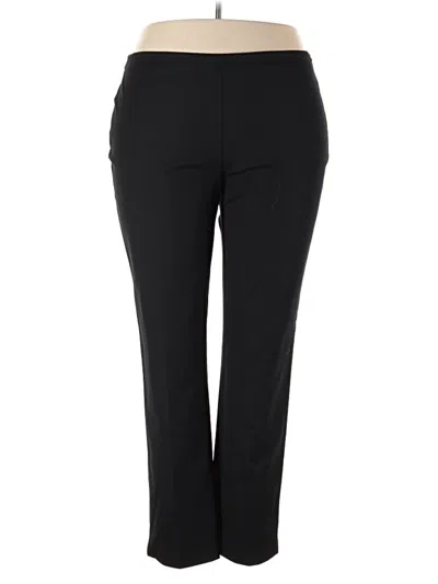 Pre-owned Lafayette 148 Casual Pants In Black