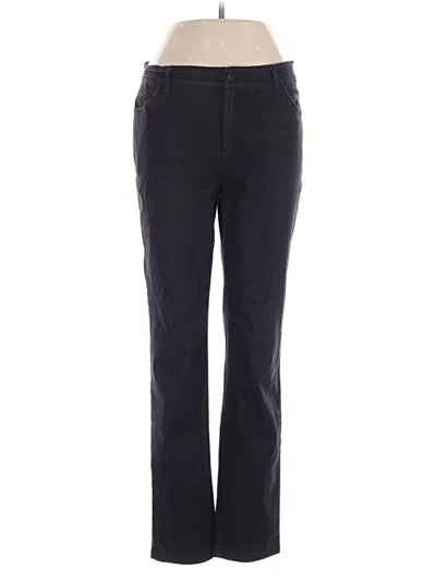 Pre-owned Lafayette 148 Casual Pants In Black