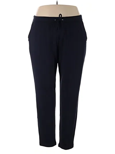Pre-owned Lafayette 148 Casual Pants In Blue