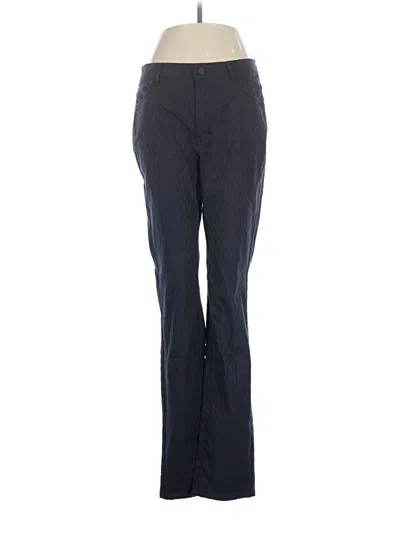Pre-owned Lafayette 148 Casual Pants In Blue