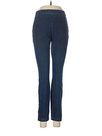 Pre-owned Lafayette 148 Casual Pants In Blue