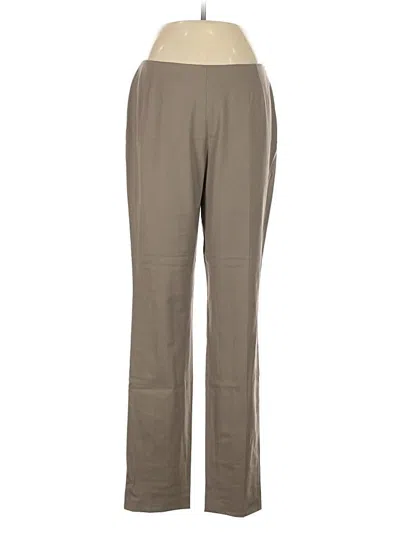 Pre-owned Lafayette 148 Casual Pants In Brown