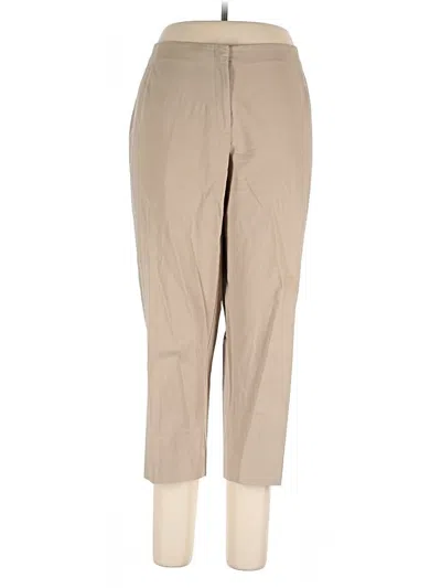 Pre-owned Lafayette 148 Casual Pants In Brown