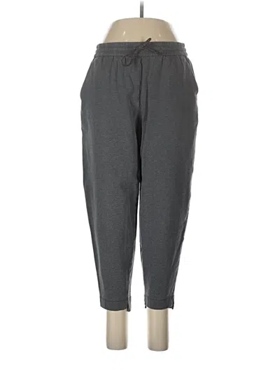 Pre-owned Lafayette 148 Casual Pants In Gray