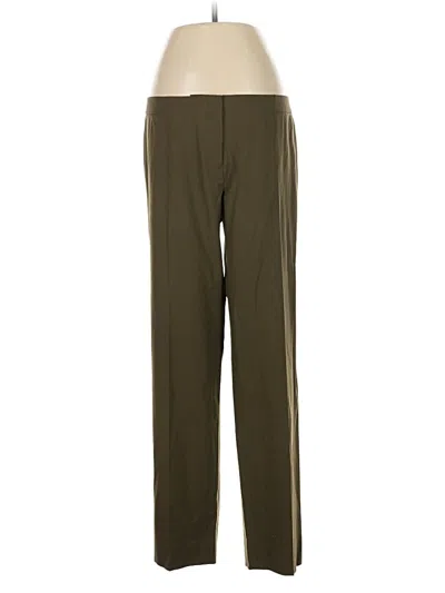 Pre-owned Lafayette 148 Casual Pants In Green