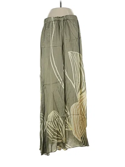 Pre-owned Lafayette 148 Casual Pants In Green
