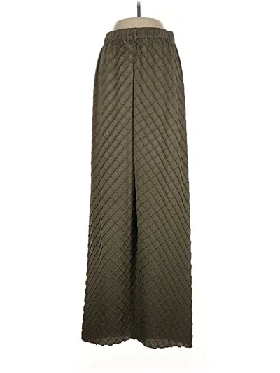 Pre-owned Lafayette 148 Casual Pants In Green
