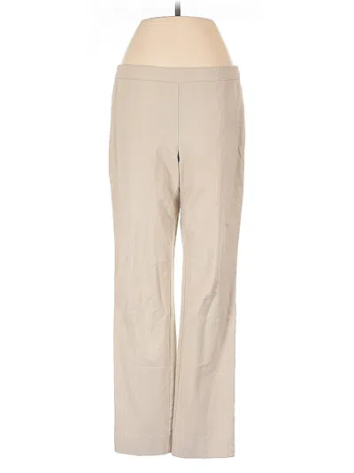 Pre-owned Lafayette 148 Casual Pants In Tan