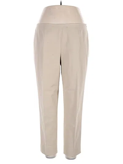 Pre-owned Lafayette 148 Casual Pants In Tan