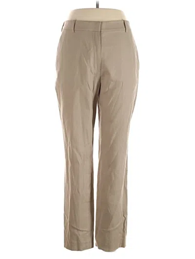 Pre-owned Lafayette 148 Casual Pants In Tan