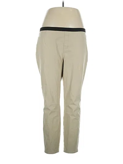 Pre-owned Lafayette 148 Casual Pants In Tan
