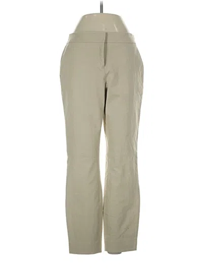 Pre-owned Lafayette 148 Casual Pants In Tan