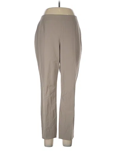 Pre-owned Lafayette 148 Casual Pants In Tan