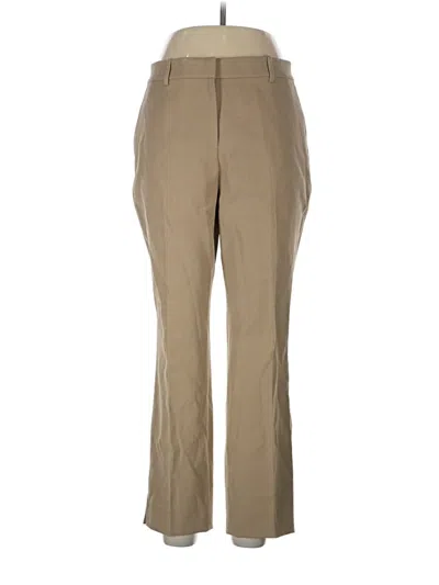 Pre-owned Lafayette 148 Casual Pants In Tan