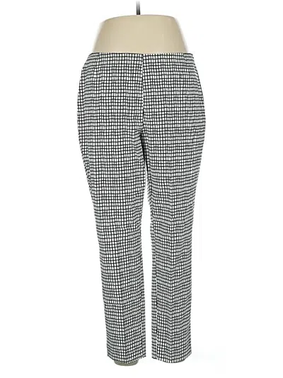 Pre-owned Lafayette 148 Casual Pants In White