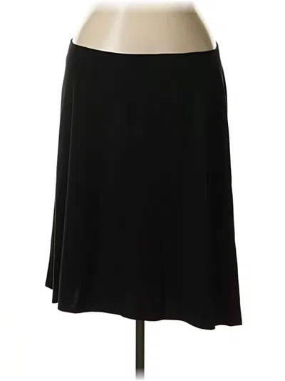 Pre-owned Lafayette 148 Casual Skirt In Black