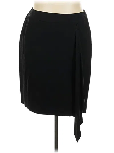 Pre-owned Lafayette 148 Casual Skirt In Black