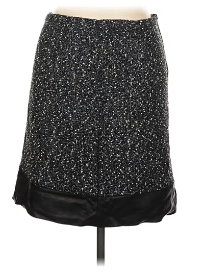 Pre-owned Lafayette 148 Casual Skirt In Black