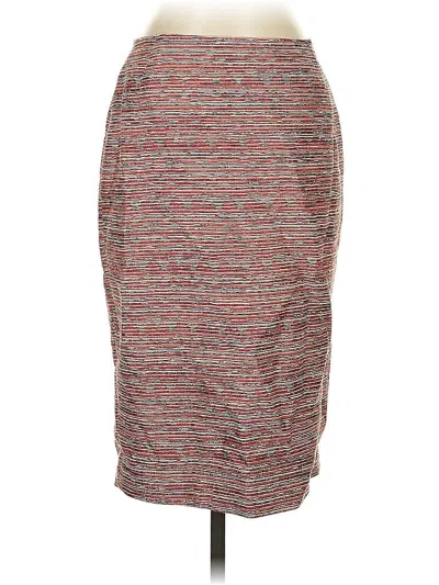 Pre-owned Lafayette 148 Casual Skirt In Brown