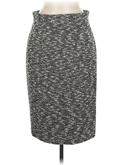 Pre-owned Lafayette 148 Casual Skirt In Gray