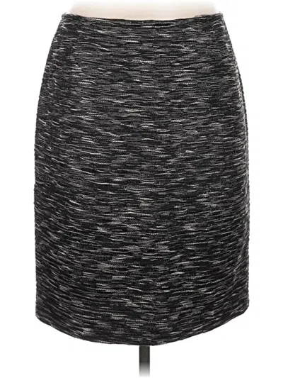 Pre-owned Lafayette 148 Casual Skirt In Gray