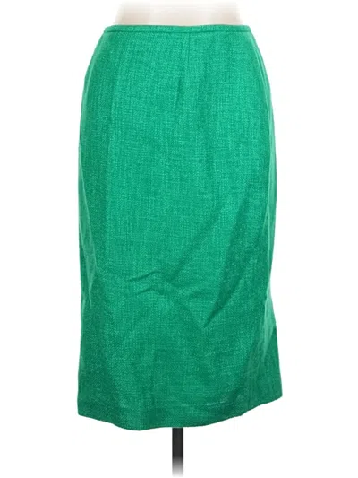 Lafayette 148 Casual Skirt In Green