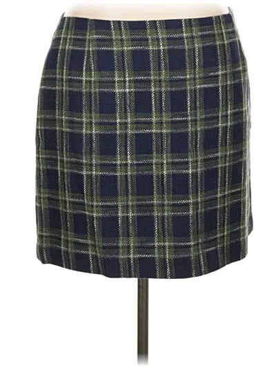 Pre-owned Lafayette 148 Casual Skirt In Green