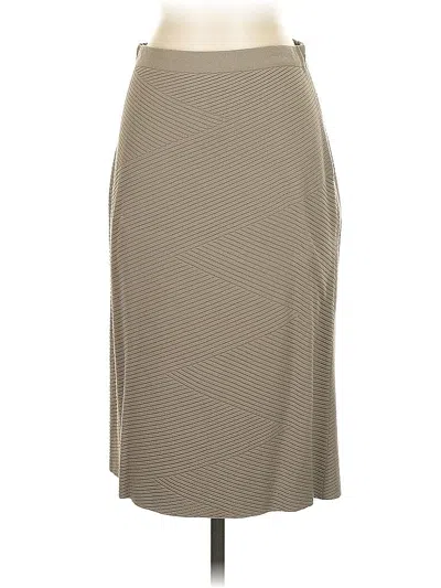 Pre-owned Lafayette 148 Casual Skirt In Green